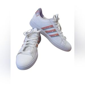 Adidas Grand Court EUC White Shoes Size 11